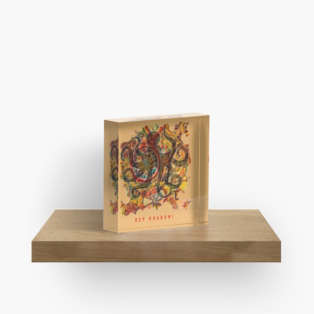GET KRAKEN HP LOVECRAFT OCTOPUS Acrylic Block
