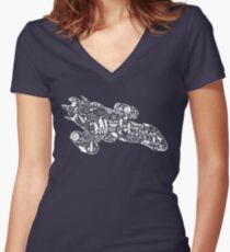 You Can't Take the Sky from Me Women's Fitted V-Neck T-Shirt