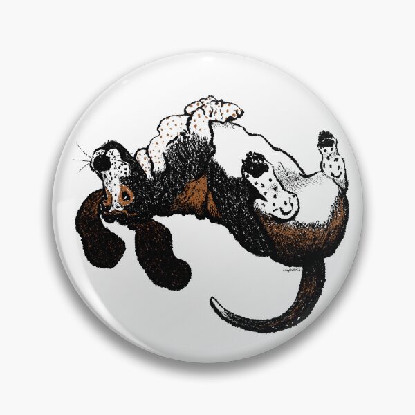 Item preview, Belly-up Basset designed and sold by Christine Philbrick.