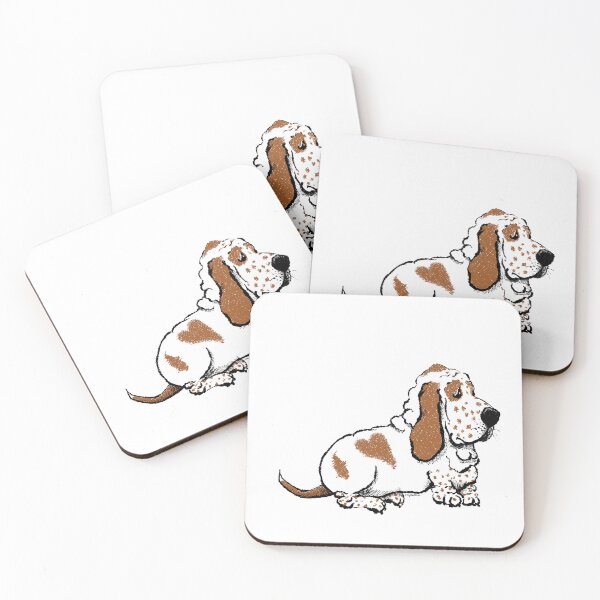Item preview, Thoughtful Basset designed and sold by Christine Philbrick.