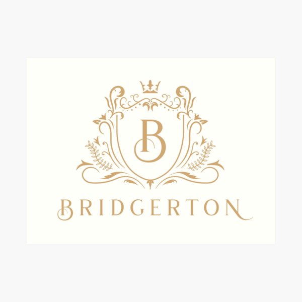 Bridgerton Logo Art Print For Sale By Leyzel Redbubble