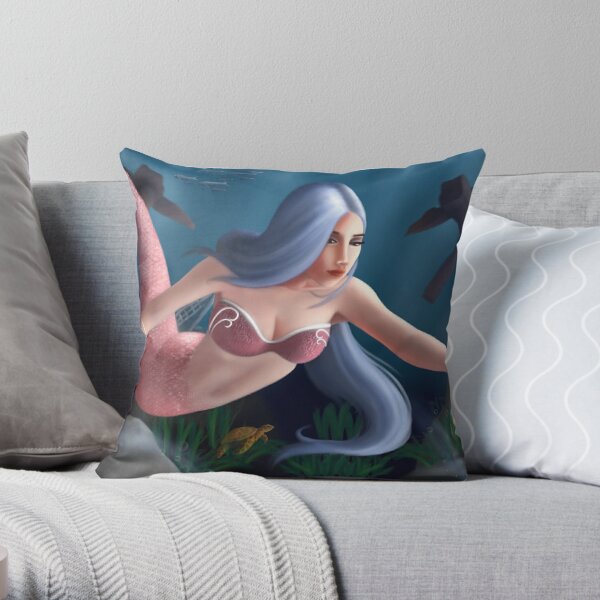 The Little Mermaid Throw Pillow