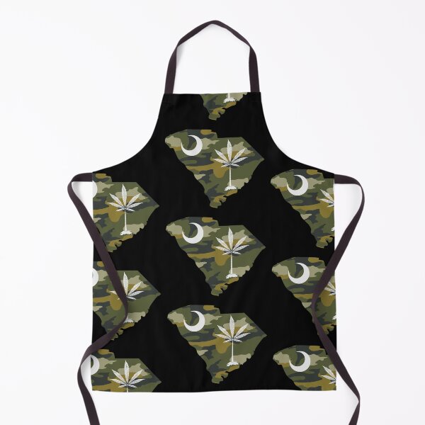 Item preview, Camouflage South Carolina State Flag Stoner Parody-Marijuana Leaf designed and sold by YomeHayin.
