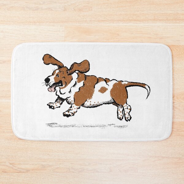 Item preview, Basset in Flight designed and sold by Christine Philbrick.