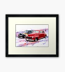 Dancin' Cheek to Cheek Framed Print