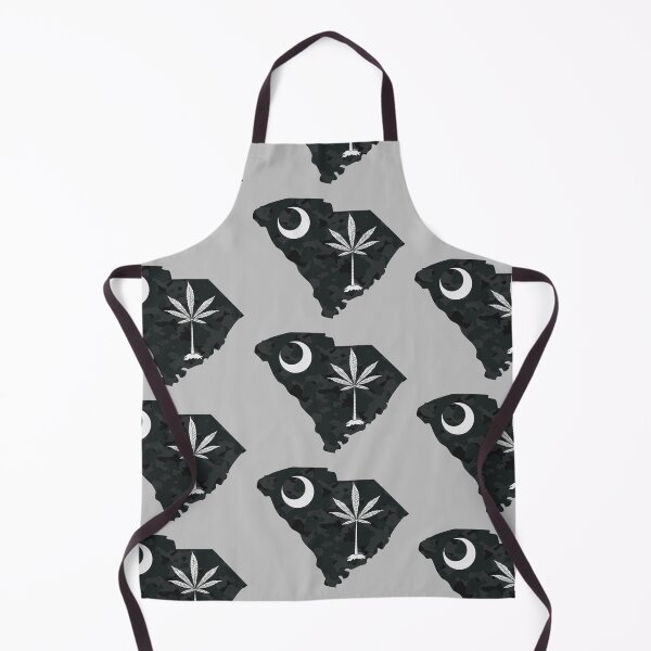 Item preview, Gray Camouflage South Carolina State Flag Stoner Parody-Marijuana Leaf designed and sold by YomeHayin.