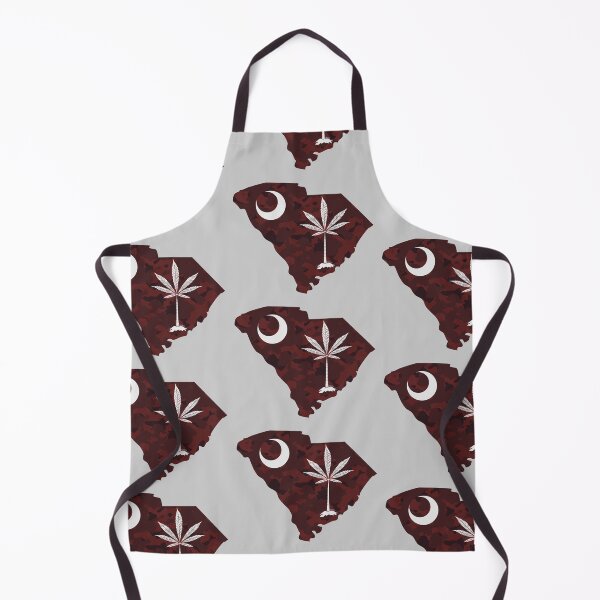 Item preview, Dark Red Camouflage South Carolina State Flag Stoner Parody-Marijuana Leaf designed and sold by YomeHayin.