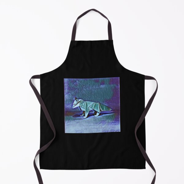 Item preview, Origami wolf in the snow, digital art designed and sold by Meo Design.