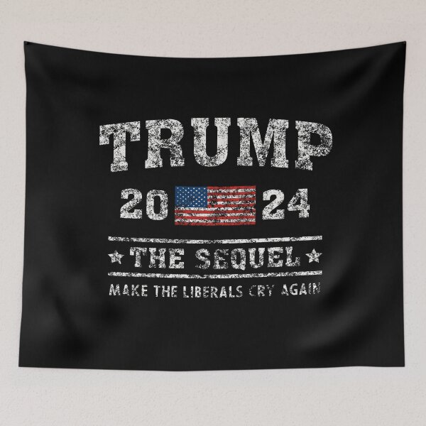 Item preview, Trump 2024 The Sequel Make The Liberals Cry Again SVG, PNG Printable Cutting Files designed and sold by Rozgani.