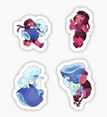 Ruby and Sapphire Stickers! Sticker