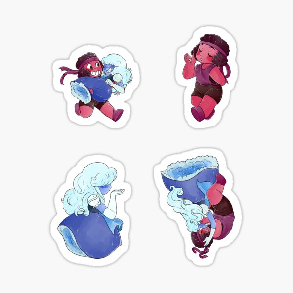 Ruby and Sapphire Stickers! Sticker