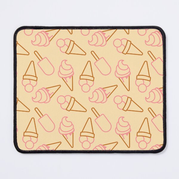 Item preview, Cute summer food with outline ice cream contours designed and sold by CutieBlue.