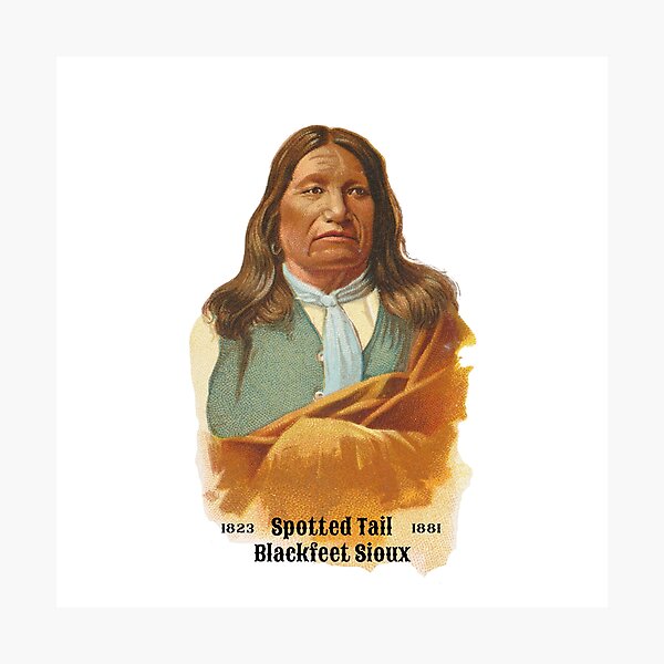 Item preview, Spotted Tail - Blackfeet Sioux - Vintage Portrait - Originally Allen & Ginter by heringa designed and sold by heringa.