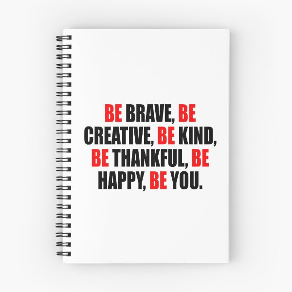Item preview, Be brave, Be creative, Be kind, Be thankful, Be happy, Be you designed and sold by Colorfulandfun.