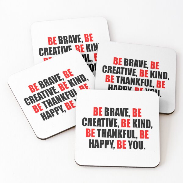 Item preview, Be brave, Be creative, Be kind, Be thankful, Be happy, Be you designed and sold by Colorfulandfun.