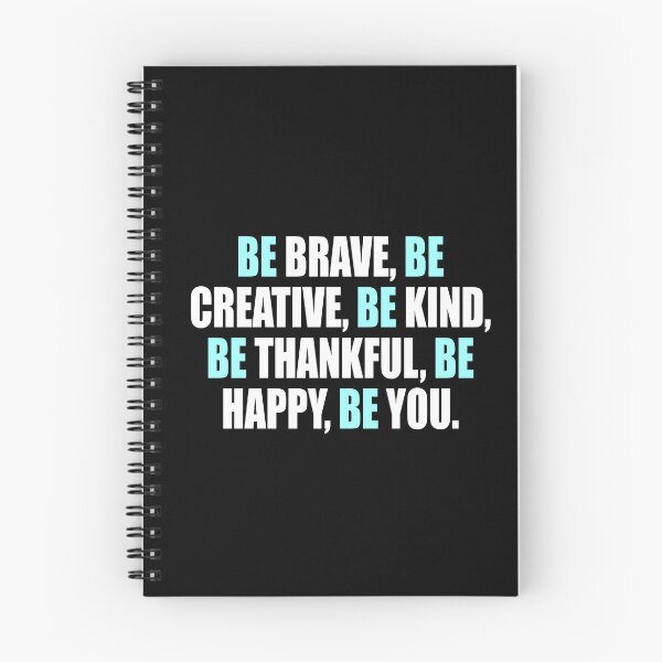 Item preview, Be brave, Be creative, Be kind, Be thankful, Be happy, Be you designed and sold by Colorfulandfun.