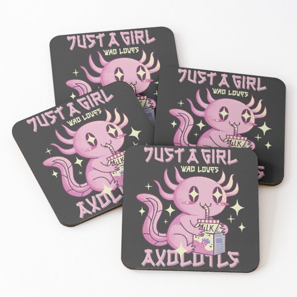 Item preview, Just A Girl Who Loves Axolotls designed and sold by NikoIllustrates.