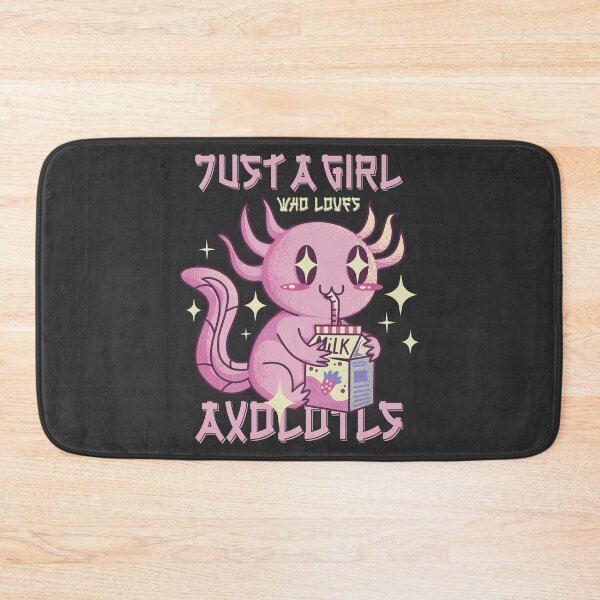 Item preview, Just A Girl Who Loves Axolotls designed and sold by NikoIllustrates.