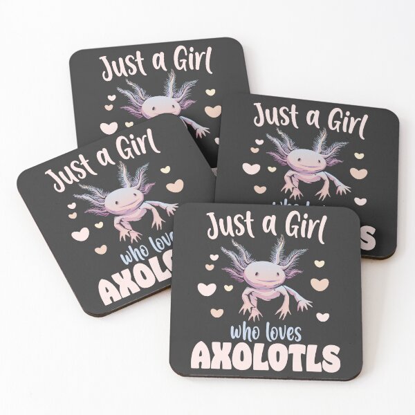 Item preview, Just A Girl Who Loves Axolotls designed and sold by NikoIllustrates.