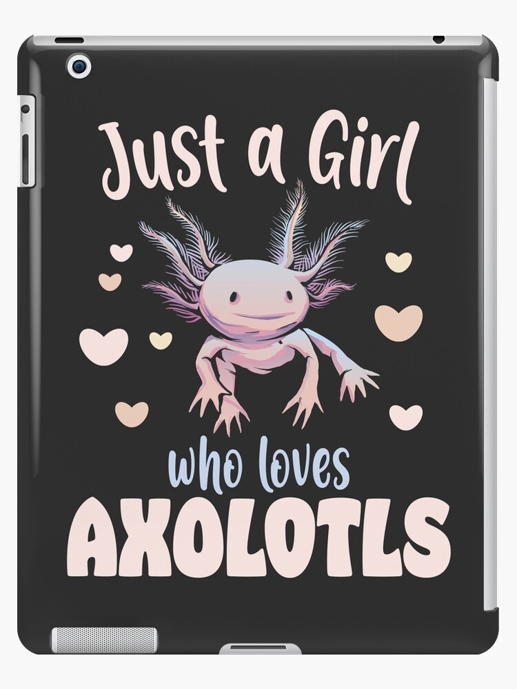 Just A Girl Who Loves Axolotls Retro Axolotl Girl Salamander Lover