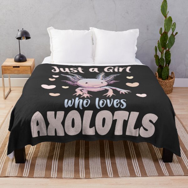 Item preview, Just A Girl Who Loves Axolotls designed and sold by NikoIllustrates.
