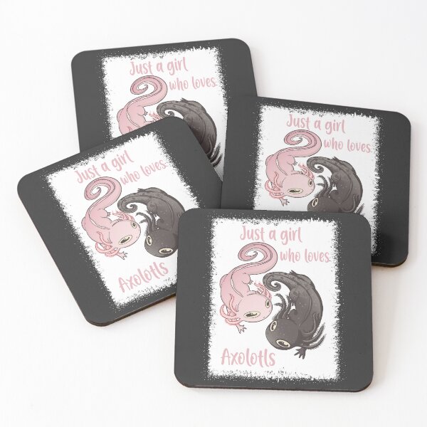 Item preview, Just A Girl Who Loves Axolotls designed and sold by NikoIllustrates.