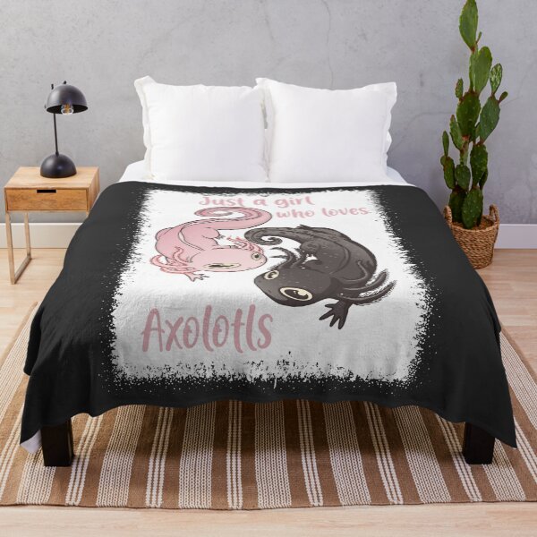 Item preview, Just A Girl Who Loves Axolotls designed and sold by NikoIllustrates.