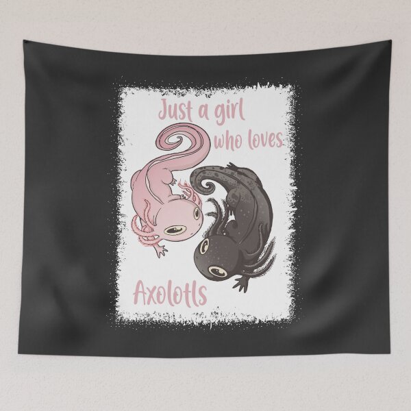 Item preview, Just A Girl Who Loves Axolotls designed and sold by NikoIllustrates.