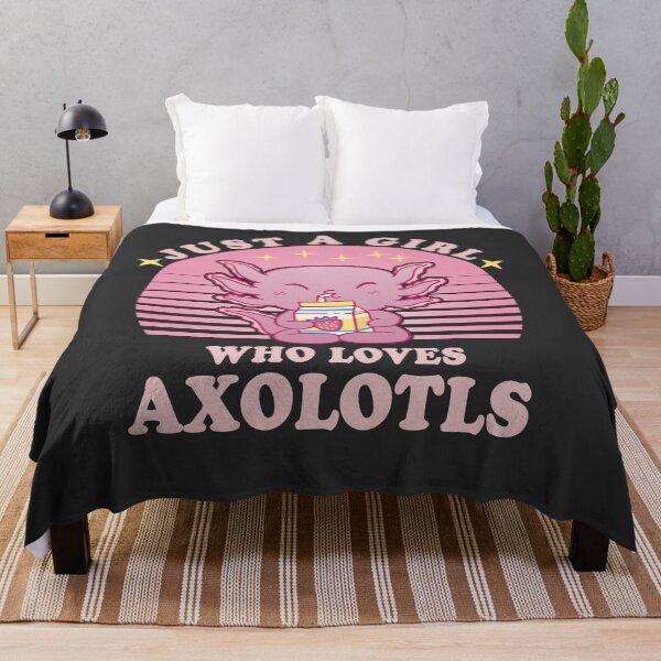Item preview, Just A Girl Who Loves Axolotls designed and sold by NikoIllustrates.