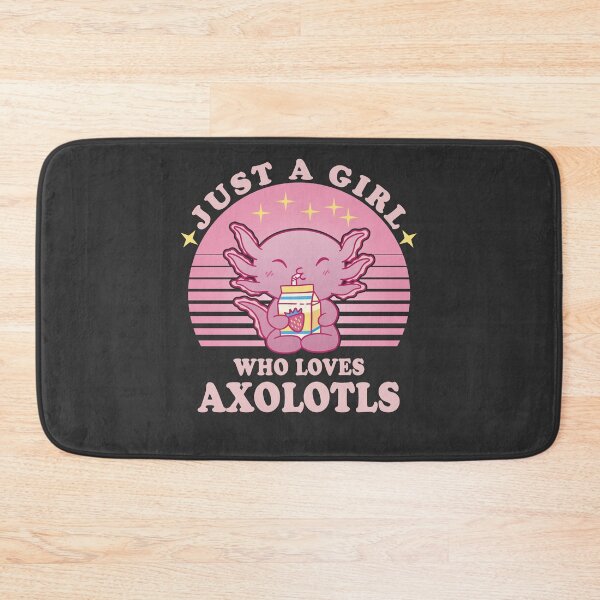 Item preview, Just A Girl Who Loves Axolotls designed and sold by NikoIllustrates.