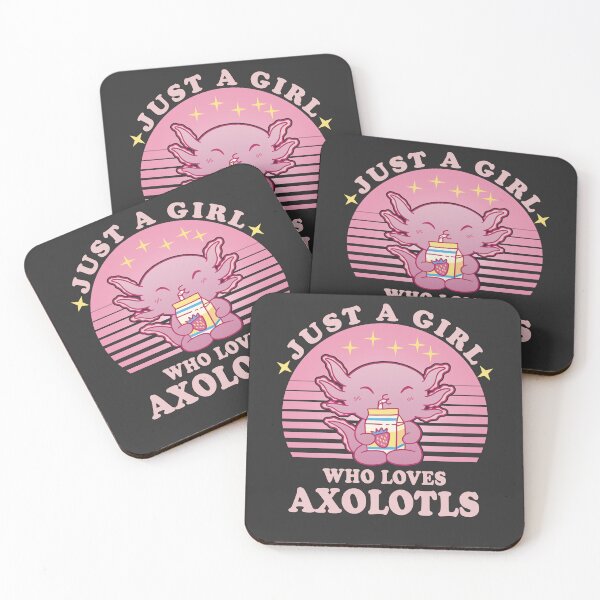 Item preview, Just A Girl Who Loves Axolotls designed and sold by NikoIllustrates.