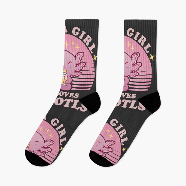 Item preview, Just A Girl Who Loves Axolotls designed and sold by NikoIllustrates.