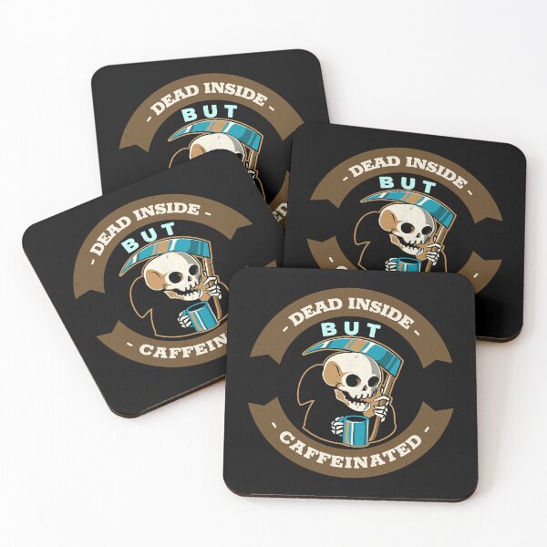 Item preview, Dead inside but caffeinated designed and sold by VinceWillms.