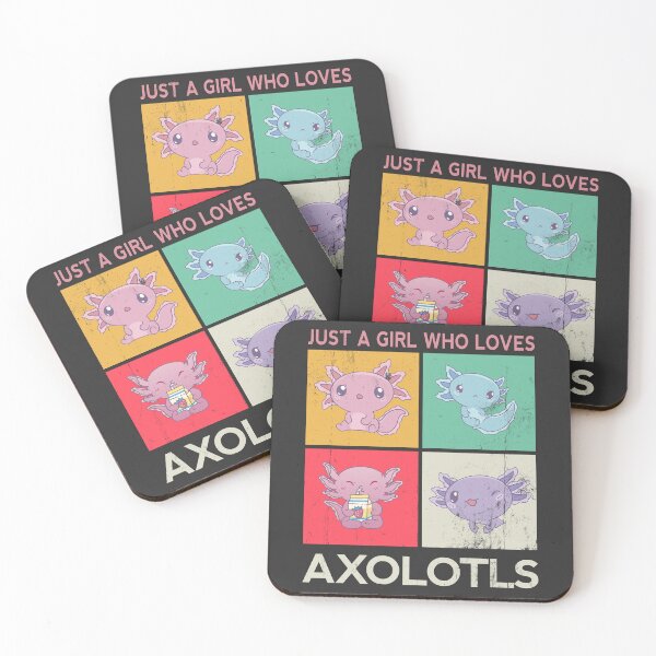 Item preview, Just A Girl Who Loves Axolotls designed and sold by NikoIllustrates.