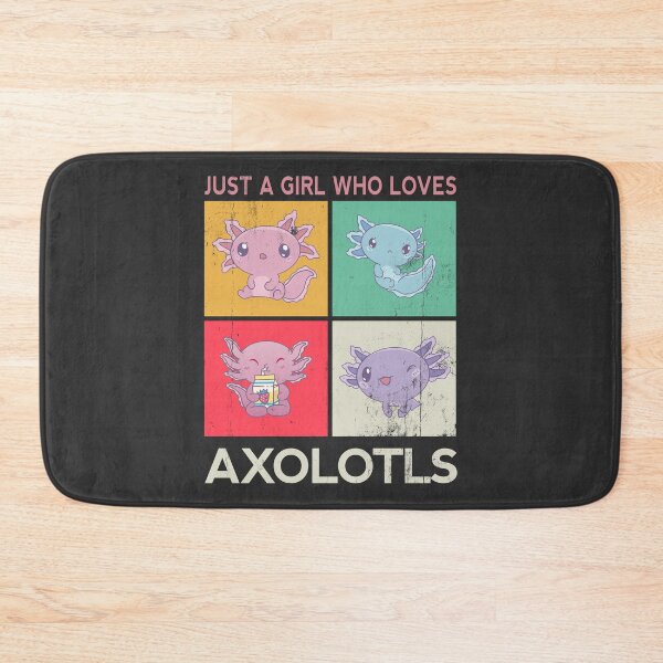 Item preview, Just A Girl Who Loves Axolotls designed and sold by NikoIllustrates.
