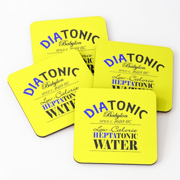 Item preview, DIATONIC - FUNNY MUSIC TONIC WATER LABEL JOKE - HUMOR designed and sold by KoolDsignsMUSIC.