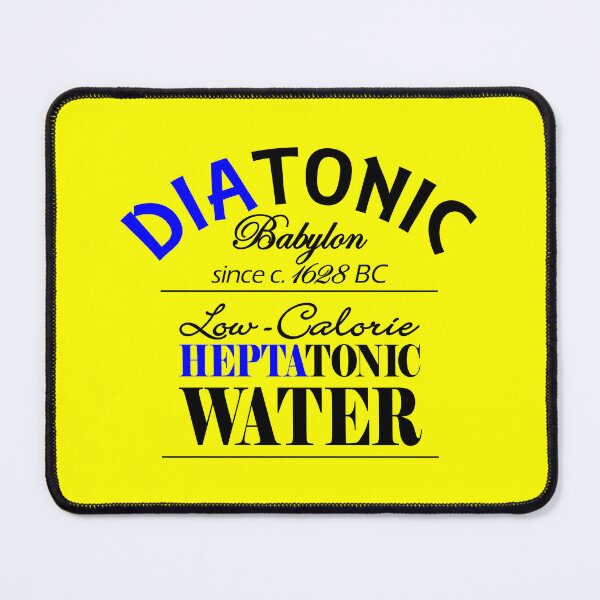 Item preview, DIATONIC - FUNNY MUSIC TONIC WATER LABEL JOKE - HUMOR designed and sold by KoolDsignsMUSIC.