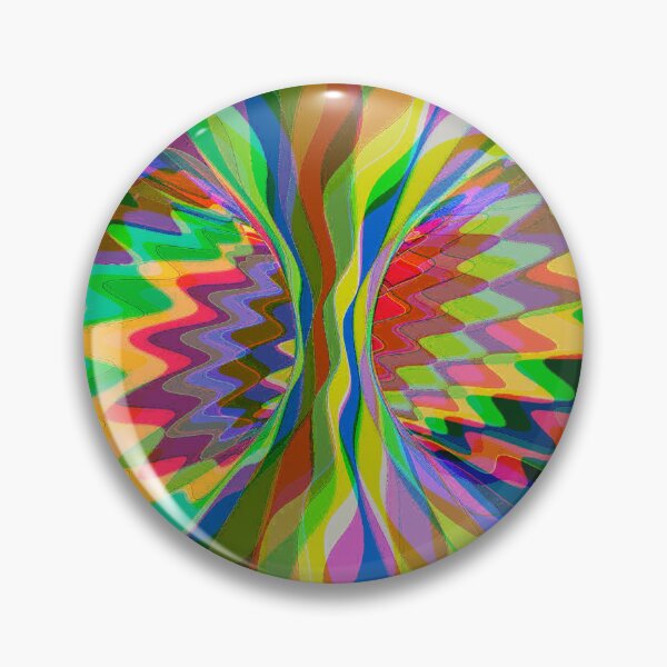 Item preview, Abstract Multicolored Twisted Fractal Split 14 designed and sold by SXW Designs.