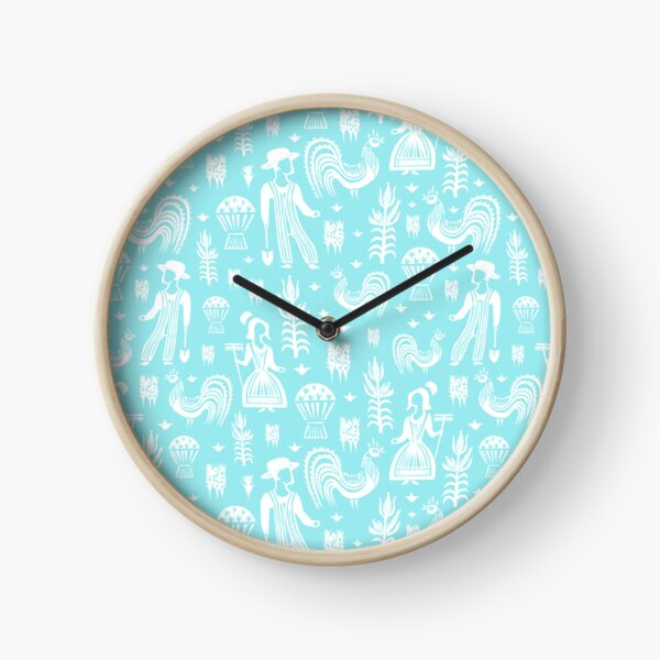 Item preview, Midcentury Butterprint Amish Folk Art in White and Turquoise Vintage Dishes designed and sold by KrisInStitches.