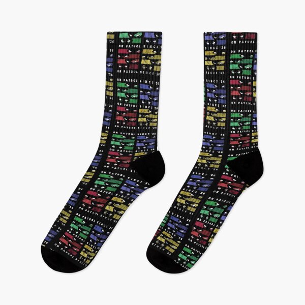 Item preview, On Patrol Since '36 (multicolour grid) designed and sold by Karissa Harbridge.