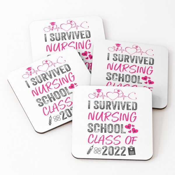 Item preview, i survived nursing school, class of 2021, funny nurse quotes, nurse practitioner graduation gifts designed and sold by PRINTED ..