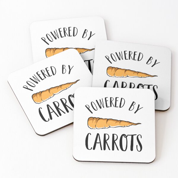 Item preview, Powered By Carrots Funny Vegetables Plants Juicing designed and sold by dbreeze10.