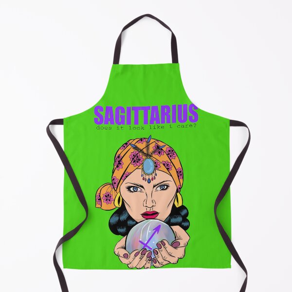 Item preview, Sagittarius Astrology - Fortune Teller - Folksy - 'Does it look like I care?' designed and sold by gaslight-n.
