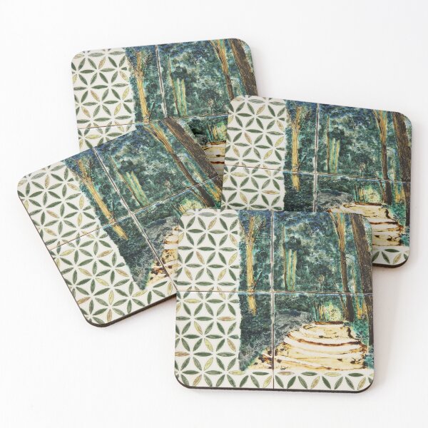 Item preview, Sunlight on the Wooded Path designed and sold by LaLaTextiles.