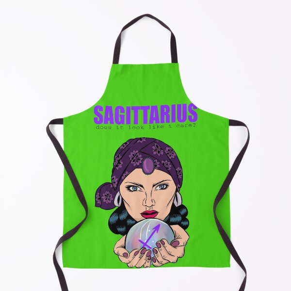 Item preview, Sagittarius Astrology - Fortune Teller - Purple - 'Does it look like I care?' designed and sold by gaslight-n.