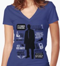 Castiel Quotes Women's Fitted V-Neck T-Shirt