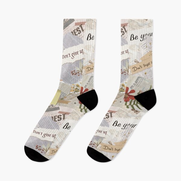 Item preview, Newspaper cutouts cute floral pattern  designed and sold by catchyology.