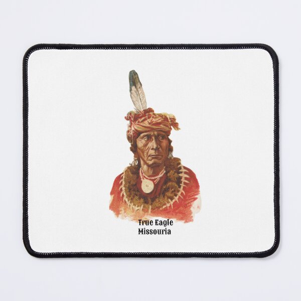 Item preview, True Eagle - Missouria - Vintage Portrait - Originally Allen & Ginter by heringa designed and sold by heringa.