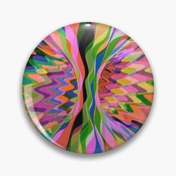 Item preview, Abstract Multicolored Twisted Fractal Split 18 designed and sold by SXW Designs.