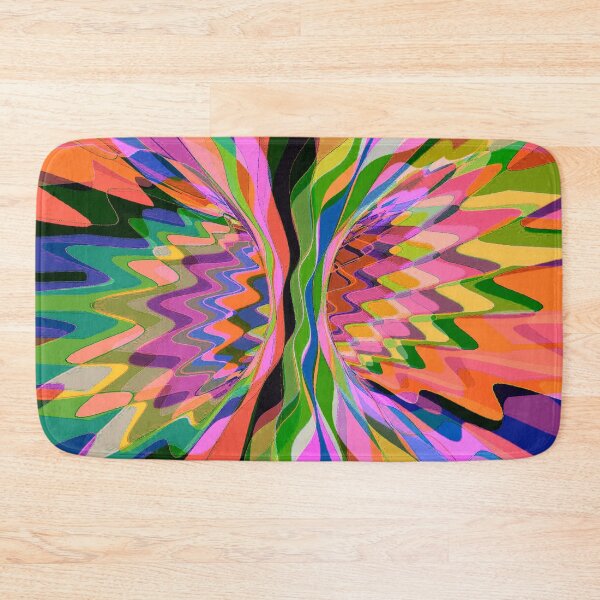 Item preview, Abstract Multicolored Twisted Fractal Split 18 designed and sold by SXW Designs.
